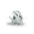 Farol Compl C/Caren. C/Freio A Disco Biz 125 Ex Branco Fosco Met 15 N. Orig - Imagem 3