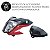 Farol Completo Para Cb 250 Twister Anos 2017/2021/2022 Com Carenagens Vermelhas Foco Sportive Pintura Envernizada - Imagem 2