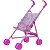 Kit Carrinho Tipo Guarda Chuva E Boneca Infantil Bw149 - Imagem 2