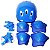Kit De Protecao Infantil Azul Bw106Az - Imagem 1