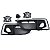 Kit New Civic 2020 Moldura Preta/Cromada Botao Modelo Origi - Imagem 3