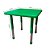 Mesa Infantil Plastico Altura Ajustavel 60 X 60 X 56Cm Verde Bw087Vd - Imagem 3