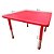 Mesa Infantil Plastico Altura Ajustavel 88 X 88 X 56 Cm Vermelho Bw088Vm - Imagem 1