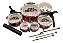 Mini Bateria Infantil - Vermelho Bw038Vm - Imagem 3