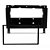 Mold. P/ Aparelho De Som/Dvd 1 E 2Din Preto Gol/Parati/Saveiro G3 99/... Ap722 - Imagem 5