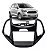 Moldura 2 Din Ford Ka Hatch Sedan Preto para DVD Multimídia Black Piano Ap939 - Imagem 1
