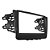Moldura P/ Aparelho De Som/Dvd 2 Din - Black Piano Ap839 - Imagem 3