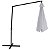 Guarda-Sol Ombrelone 3 Metros Cobertura Polyester, Protetor Uv Branco - Belfix - Imagem 2