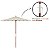 Ombrellone Poliester Treviso 2,40M Bege - Fsc 100% - Apcer - Coc 150691 - Imagem 4