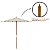 Ombrellone Poliester Treviso 2,40M Bege - Fsc 100% - Apcer - Coc 150691 - Imagem 5