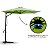 Ombrelone Lateral 2,70M Com Led E Cobertura Em Poliester Cor Verde (Iwobll270Vd) - Imagem 4