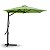 Ombrelone Lateral 2,70M Com Led E Cobertura Em Poliester Cor Verde (Iwobll270Vd) - Imagem 1