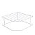 Organizador Pratos Horizontal 2 Niveis Branco - Bel - Imagem 1