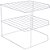 Organizador Pratos Horizontal 3 Niveis Branco - Bel 990801 - Imagem 1