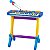 Piano Infantil Banquinho Com Microfone Azul Bw151Az - Imagem 2