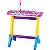 Piano Infantil Banquinho Com Microfone Rosa Bw151Rs - Imagem 2