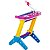 Piano Infantil Banquinho Com Microfone Rosa Bw151Rs - Imagem 4