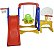 Playground 5 em 1 Com Escorregador Balanço Cesta de Basquete Gol e Bola - Imagem 5