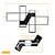 Lustre Moderno Led Retangular 128W Com Dimmer Frio Quente 120Cm 3 Tons + Controle Remoto - Lustre Led - Imagem 2