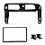 Moldura Painel Dvd 2 Din Fiat Punto 2008 2009 2010 2011 2012 - Imagem 4