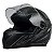 Capacete para Moto Fechado GT2 Preto Fosco com Viseira Cristal e Narigueira Alta Tamanho 60 - FW3 - Imagem 1