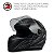 Capacete para Moto Fechado GT2 Preto Fosco com Viseira Cristal e Narigueira Alta Tamanho 60 - FW3 - Imagem 9