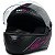 Capacete para Moto Fechado GT2 Rosa Preto com Viseira Cristal e Narigueira Alta Tamanho 58 - FW3 - Imagem 6