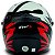 Capacete para Moto Fechado GT2 Branco e Vermelho Brilhante com Viseira Cristal e Narigueira Alta Tamanho 58 - FW3 - Imagem 6