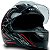 Capacete para Moto Fechado GT2 Branco e Vermelho Brilhante com Viseira Cristal e Narigueira Alta Tamanho 58 - FW3 - Imagem 4