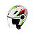 Capacete Moto Aberto X Open Italy Branco com Viseira Cristal Tamanho 58 - FW3 - Imagem 3