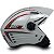 Capacete Moto Aberto X Open Italy Branco com Viseira Cristal Tamanho 58 - FW3 - Imagem 9