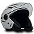 Capacete Moto Aberto X Open Italy Branco com Viseira Cristal Tamanho 58 - FW3 - Imagem 8