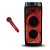 Caixa De Som Bomber Beatbox 1100 Bluetooth + Microfone Vermelho Profissional Com Fio Le Son - Imagem 1