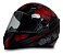 Capacete Fechado GT Femme Preto e Vermelho Tamanho 56 - FW3 - Imagem 5