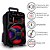 Kit Caixa De Som Amvox New X 1900W RMS Bluetooth ACA 1900 Bivolt + Microfone Com Fio Rosa Profissional MC-200 P10 Leson - Imagem 2