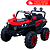 Carrinho Elétrico Infantil Buggy Jipe Utv 2 Lugares 12v Usb Som Vermelho - Importway - Imagem 1
