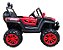 Carrinho Elétrico Infantil Buggy Jipe Utv 2 Lugares 12v Usb Som Vermelho - Importway - Imagem 5