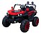 Carrinho Elétrico Infantil Buggy Jipe Utv 2 Lugares 12v Usb Som Vermelho - Importway - Imagem 8