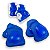 Kit De Proteção Joelheira Infantil Azul 6 Peças Com Protetor De Punho Ajustável - Zippy Toys - Imagem 1