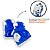 Kit De Proteção Joelheira Infantil Azul 6 Peças Com Protetor De Punho Ajustável - Zippy Toys - Imagem 3