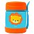 Pote Térmico Animal Leão Buba Infantil Feito Em Aço Inoxidável 320ml Com Talher Suporta Temperatura Quente E Fria - Imagem 1