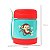 Pote Térmico Animal Macaco Infantil Buba Para Temperatura Quente Ou Fria Feito Em Aço Inoxidável 320ml - Imagem 4