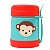 Pote Térmico Animal Macaco Infantil Buba Para Temperatura Quente Ou Fria Feito Em Aço Inoxidável 320ml - Imagem 1
