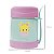 Pote Térmico Animal Fun Girafa Buba 320ml Em Aço Inoxidável Resistente E Durável Acompanha Talher - Imagem 4