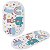Tapete Para Banho Arco-íris 38x69cm  100% PVC Com Ventosas Resistente Infantil - Imagem 2