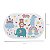 Tapete Para Banho Arco-íris 38x69cm  100% PVC Com Ventosas Resistente Infantil - Imagem 3