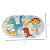 Tapete Para Banho Infantil Dinossauro 38x69cm Colorido 100% PVC Com Ventosas Resistente - Imagem 4