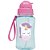 Garrafinha Com Canudo De Silicone Fun Unicórnio 350ml Com Tampa Flip-Top E Alça De Segurança - Buba - Imagem 1