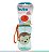 Garrafinha Com Canudo De Silicone Fun Macaco 350ml Desmame Com Tampa Flip-Top E Alça De Segurança - Buba - Imagem 2