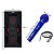 Microfone Com Fio Azul Profissional MC200 LeSon+Caixa de Som Bluetooth Bomber Play 770 50W Portátil - Imagem 5